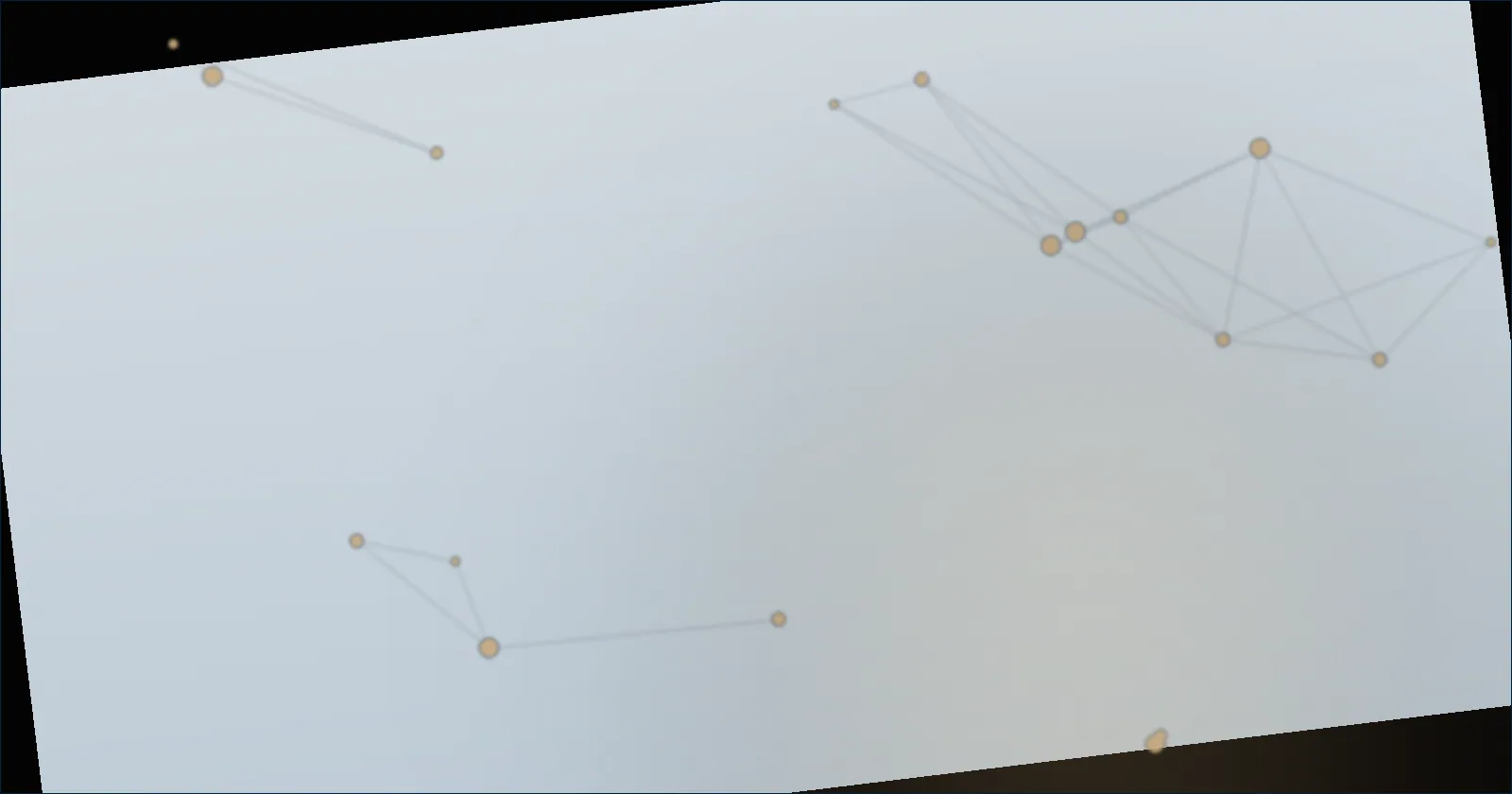 Navy constellation pattern suggesting hundreds of companies in one fund